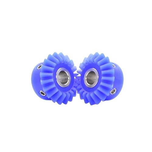2 Stück 0,8 Modul 90° Kegelräder 20T/25T/30T Bohrung 4/5/6/8/10mm mc901 Nylon Kunststoff Gerades Kegelrad Maschinen(0.8 Module 30T Bore 5mm) von KOVNOVI