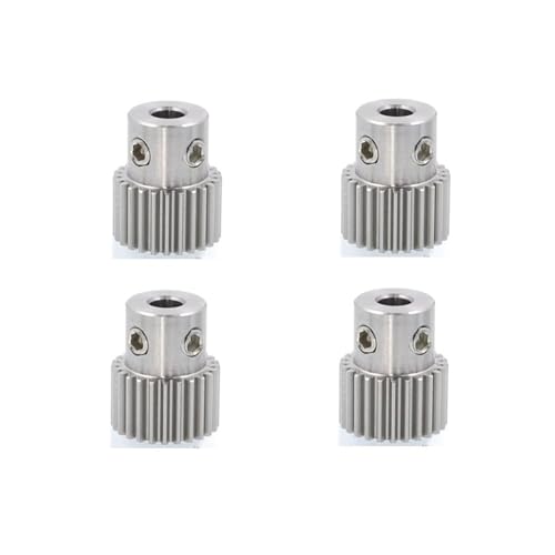4 stücke 0,5 Modul Stirnradgetriebe 20T/22T/24T/25T/28T/30T Boss Gears Edelstahl Motor Mechanische Übertragung Maschinen(25T Bore 5mm) von KOVNOVI