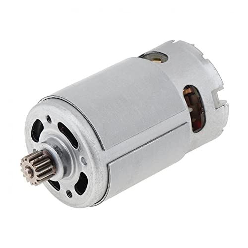 KOVNOVI RS550VC Gleichstrommotor 9,5 mm 14T 10,8 V 12 V 16,8 V 18 V 21 V 25 V 21500–29000 U/min Lithium-Bohrmotor for wiederaufladbare elektrische Säge (Größe : 10.8V) von KOVNOVI
