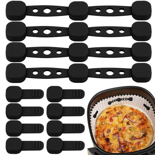 KOVSGQ Magnete für HeiBluftfritteuse Airfryer Magnete für Backpapier Magnets for Air Fryer MagnetSilikon Schnalle Set Magnetic SiliconeBuckle fur Die Luftfritteuse zum Festhalten von Pergamentpapler KOVSGQ Magnete für HeiBluftfritteuse Airfryer Magnete für Backpapier Magnets for Air Fryer MagnetSilikon Schnalle Set Magnetic SiliconeBuckle fur Die Luftfritteuse zum Festhalten von Pergamentpapler von KOVSGQ