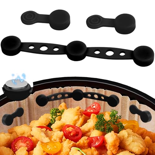 KOVSGQ Magnete für Heißluftfritteuse Airfryer Magnete für Backpapier Magnets for Air Fryer Magnet Silikon Schnalle Set Magnetic Silicone Buckle für Die Luftfritteuse zum Festhalten von Pergamentpapier KOVSGQ Magnete für Heißluftfritteuse Airfryer Magnete für Backpapier Magnets for Air Fryer Magnet Silikon Schnalle Set Magnetic Silicone Buckle für Die Luftfritteuse zum Festhalten von Pergamentpapier von KOVSGQ