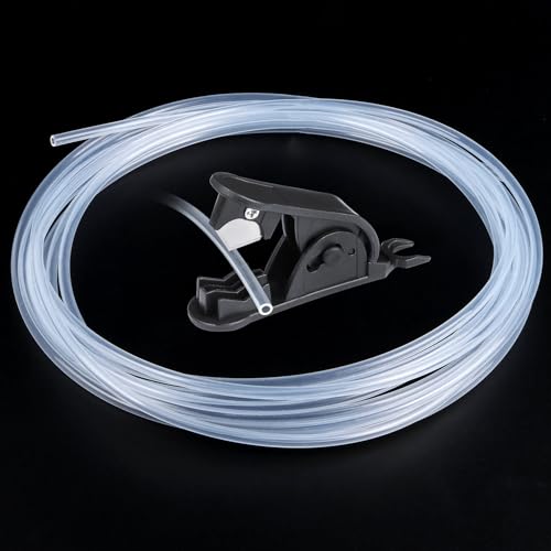 KOVSGQ Ptfe Schlauch Ptfe Schlauch mit Cutter 3D Drucker Filament 5 M Teflonschlauch 4mm x 2,5mm für 1.75 mm für Bambu Lab A1/A1 mini/P1P/P1S/X1C Kompatibel mit Creality K1/K1 Max/Ender 3 V3 KOVSGQ Ptfe Schlauch Ptfe Schlauch mit Cutter 3D Drucker Filament 5 M Teflonschlauch 4mm x 2,5mm für 1.75 mm für Bambu Lab A1/A1 mini/P1P/P1S/X1C Kompatibel mit Creality K1/K1 Max/Ender 3 V3 von KOVSGQ