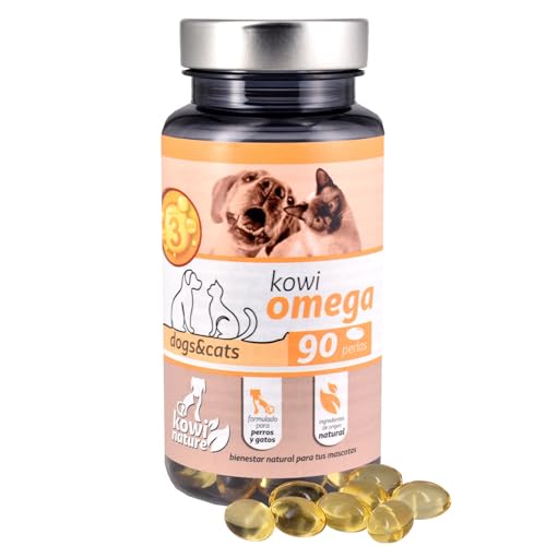 Kowi Omega 90 Fischölperlen 95% für Hunde und Katzen. Mit EPA und DHA und Vitamin E für glänzende Haut und Fell, Gelenke, Herz, Sicht und Gehirn. Kowi Omega 90 Fischölperlen 95% für Hunde und Katzen. Mit EPA und DHA und Vitamin E für glänzende Haut und Fell, Gelenke, Herz, Sicht und Gehirn. von KOWI NATURE