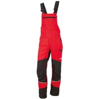 Schnittschutz Latzhose Duro 2.0 Rot Gr. 44 - Rot - KOX von KOX