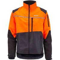 KOX - Forstjacke Transform Anthrazit/Orange Größe 46/48 von KOX