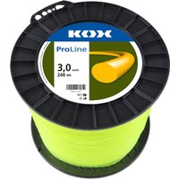 KOX - ProLine Freischneidefaden rund 3,0 mm Durchmesser, 248 m Länge 3,0 mm Durchmesser, 248 m Länge - Leucht Gelb von KOX