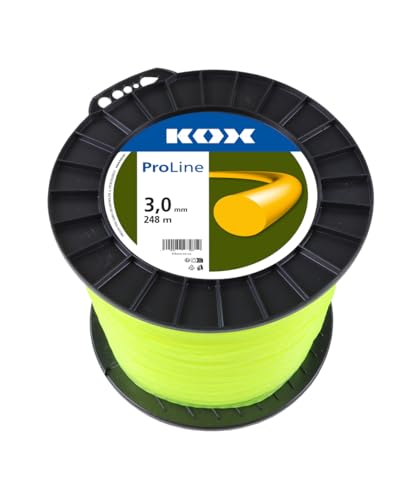 KOX ProLine Freischneidefaden rund 3,0 mm Durchmesser, 248 m Länge 3,0 mm Durchmesser, 248 m Länge von KOX