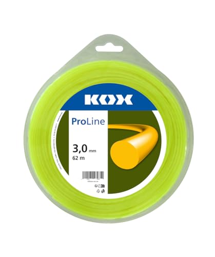 KOX ProLine Freischneidefaden rund 3,0 mm Durchmesser, 62 m Länge 3,0 mm Durchmesser, 62 m Länge von KOX