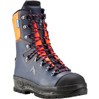 Schnittschutzstiefel / Schnittschutzschuhe Protector 2.0 in kox Edition mit Gore-Tex Blau/Orange Gr. 44 - Blau/Orange - Haix von Haix