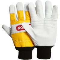 Oregon - Schnittschutzhandschuhe / Schutzhandschuhe Weiß/Gelb Gr. Gr. 11 - Weiß von OREGON