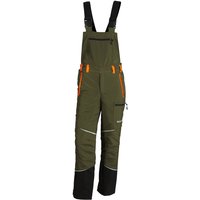 Schnittschutz Latzhose Mistral 3.0 Grün/Orange Gr. 62 - Grün/Orange - KOX von KOX