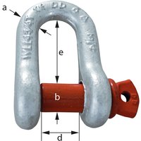 Schäkel Bolzendurchmesser 10 mm von KOX