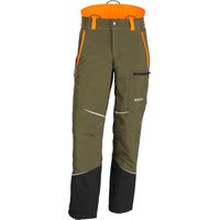 KOX - Schnittschutzhose Mistral 3.0 Grün/Orange Größe 29 untersetzt von KOX
