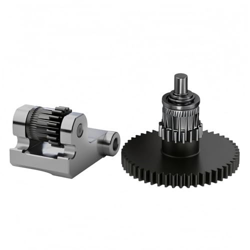 Hardened Steel Extruder Gear Kit for Adventurer 5M, 3D Printer DLC Nano Coating Hardened Steel Extruder Dual Gear Aluminum Handle for Adventurer 5M Pro von KOYOFEI