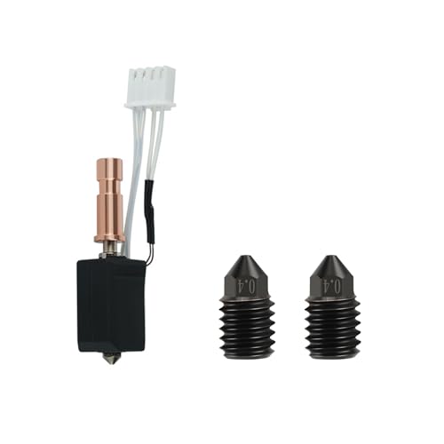 Upgrade Hotend Kit for Anycubic Kobra S1, 3D Printer Ceramic Heater Hotend Integrated Throat Heating Block Kit with 2 PCS 0.4mm Hardened Nozzles for Anycubic Kobra S1, S1 Combo Upgrade Hotend Kit for Anycubic Kobra S1, 3D Printer Ceramic Heater Hotend Integrated Throat Heating Block Kit with 2 PCS 0.4mm Hardened Nozzles for Anycubic Kobra S1, S1 Combo von KOYOFEI