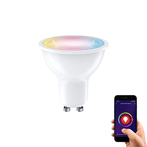 Xanlite Kozi LED-Leuchtmittel, GU10, Spot, 5 W, GU10, LED, mit Dimmung von Farbe und Helligkeit, vernetzte Glühbirne, Alexa und Google Home – KG50SRVBCCT Xanlite Kozi LED-Leuchtmittel, GU10, Spot, 5 W, GU10, LED, mit Dimmung von Farbe und Helligkeit, vernetzte Glühbirne, Alexa und Google Home – KG50SRVBCCT von KOZII