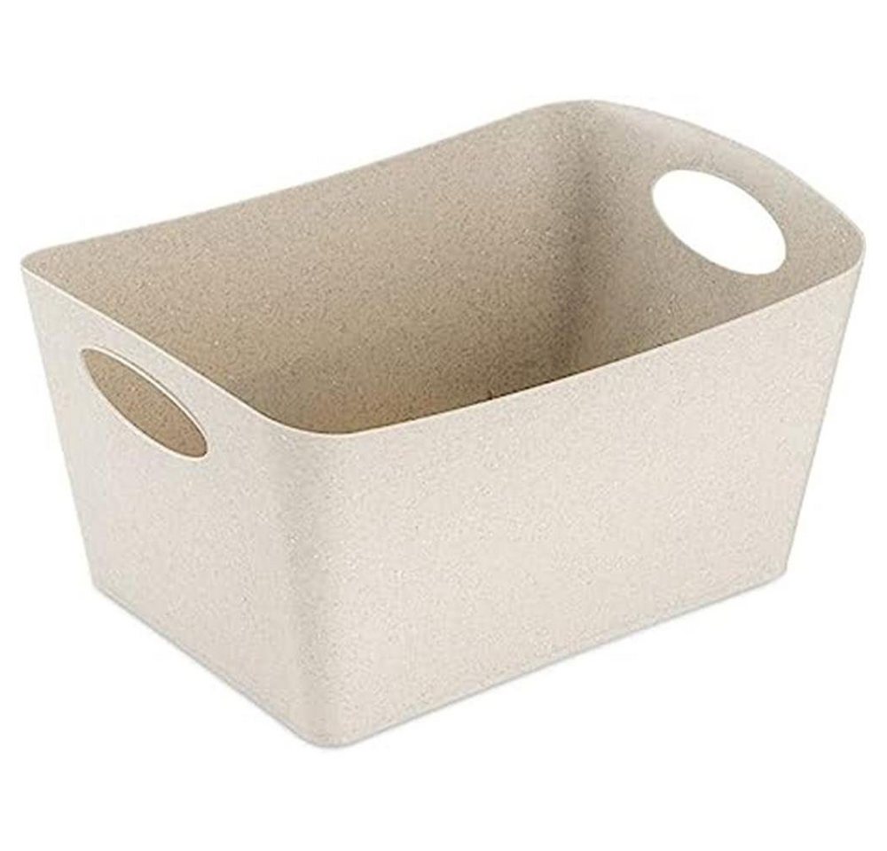 KOZIOL Aufbewahrungsbox BOXXX M, Recycled Desert Sand, 3,5 l Volumen, Beige von KOZIOL