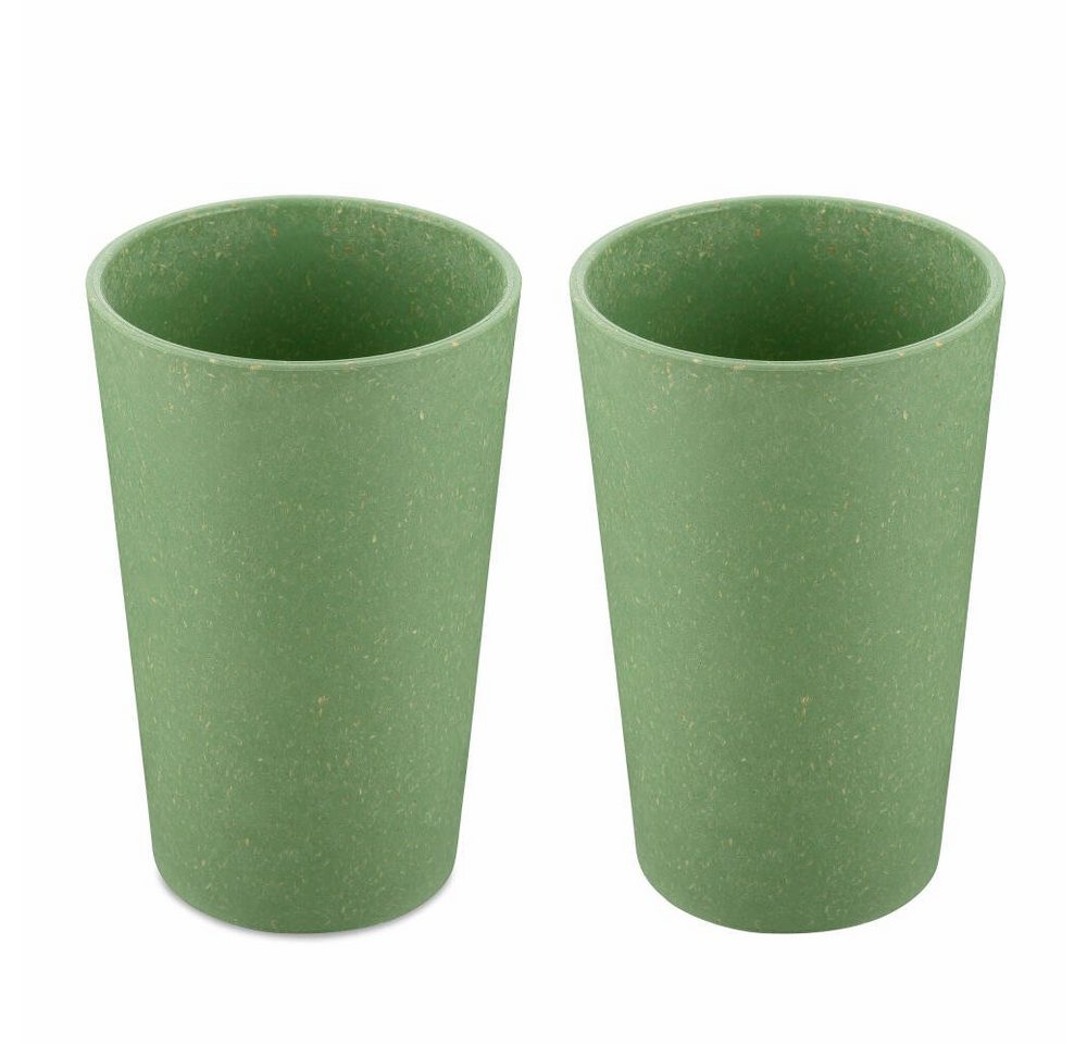 KOZIOL Becher Connect Cup L 2er-Set Nature Leaf Green, Kunststoff-Holz-Mix, stapelbar KOZIOL Becher Connect Cup L 2er-Set Nature Leaf Green, Kunststoff-Holz-Mix, stapelbar von KOZIOL