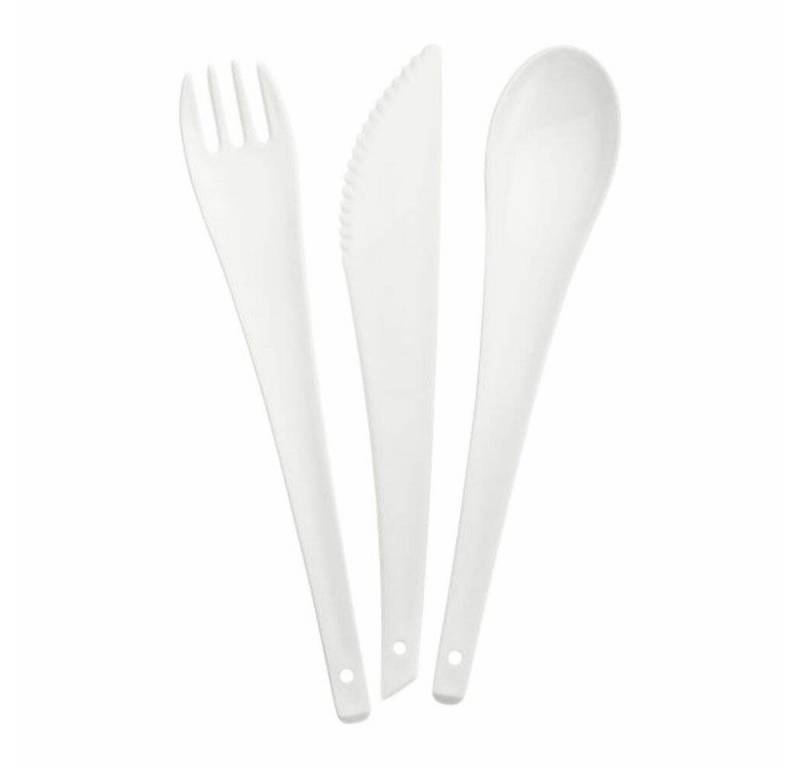 KOZIOL Besteck-Set Rio 3-tlg. Kunststoff 3036525 (3-tlg), Kunststoff, ideal für draußen von KOZIOL