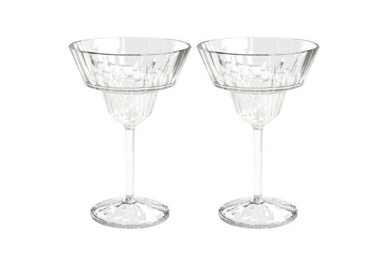 KOZIOL Cocktailglas Cocktailglas 250 ml 2er-Set CLUB No. 16, Kunststoff, Stielglas Kunststoff von KOZIOL