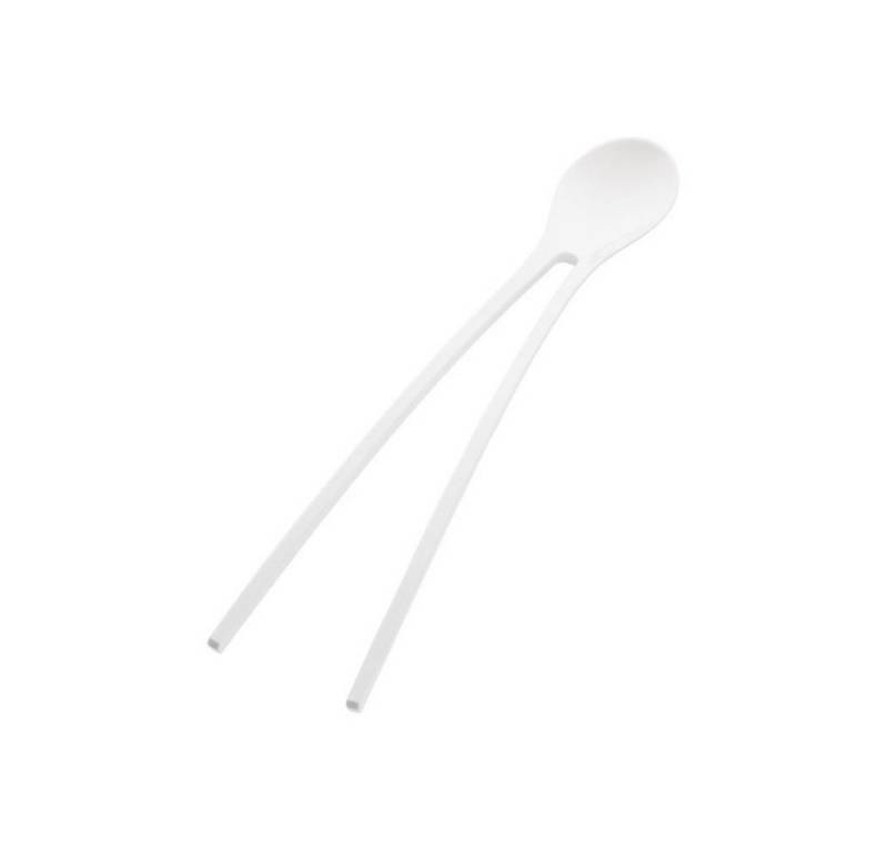 KOZIOL Essstäbchen Kunststoff Weiß 2er-Set 3645525 von KOZIOL