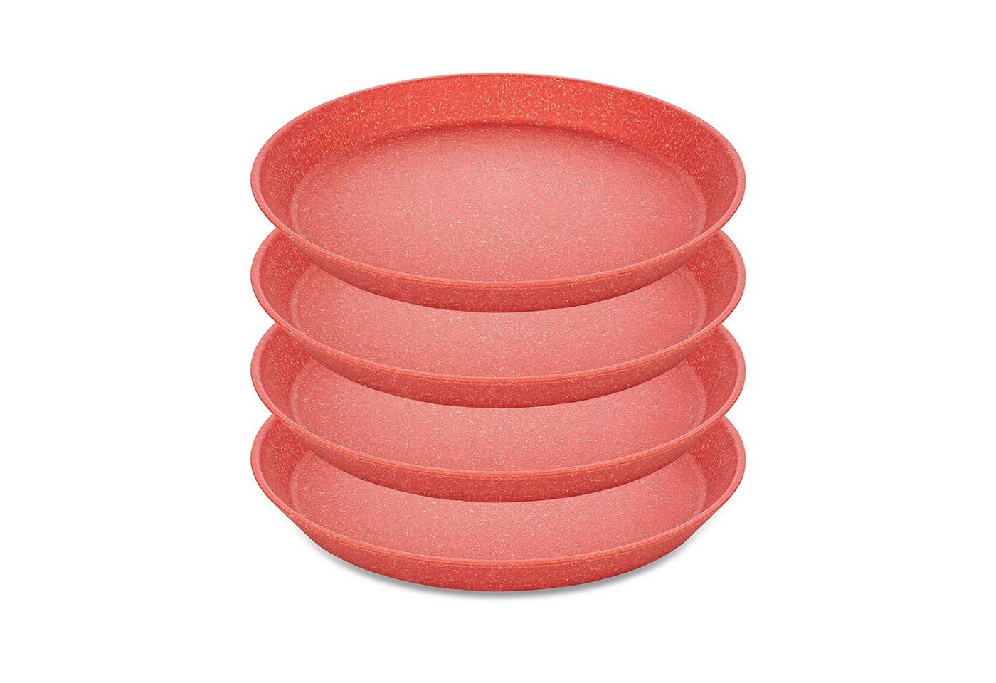 KOZIOL Frühstücksteller Kleiner Teller 20,5 cm 4er-Set CONNECT PLATE, (4 St), Frühstücksteller Dessertteller Kunststoff von KOZIOL