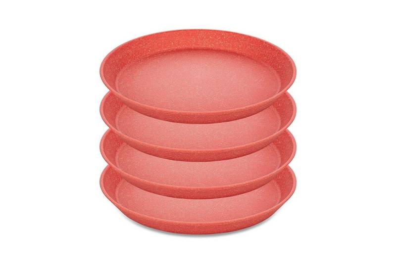 KOZIOL Frühstücksteller Kleiner Teller 20,5 cm 4er-Set CONNECT PLATE, (4 St), Frühstücksteller Dessertteller Kunststoff von KOZIOL
