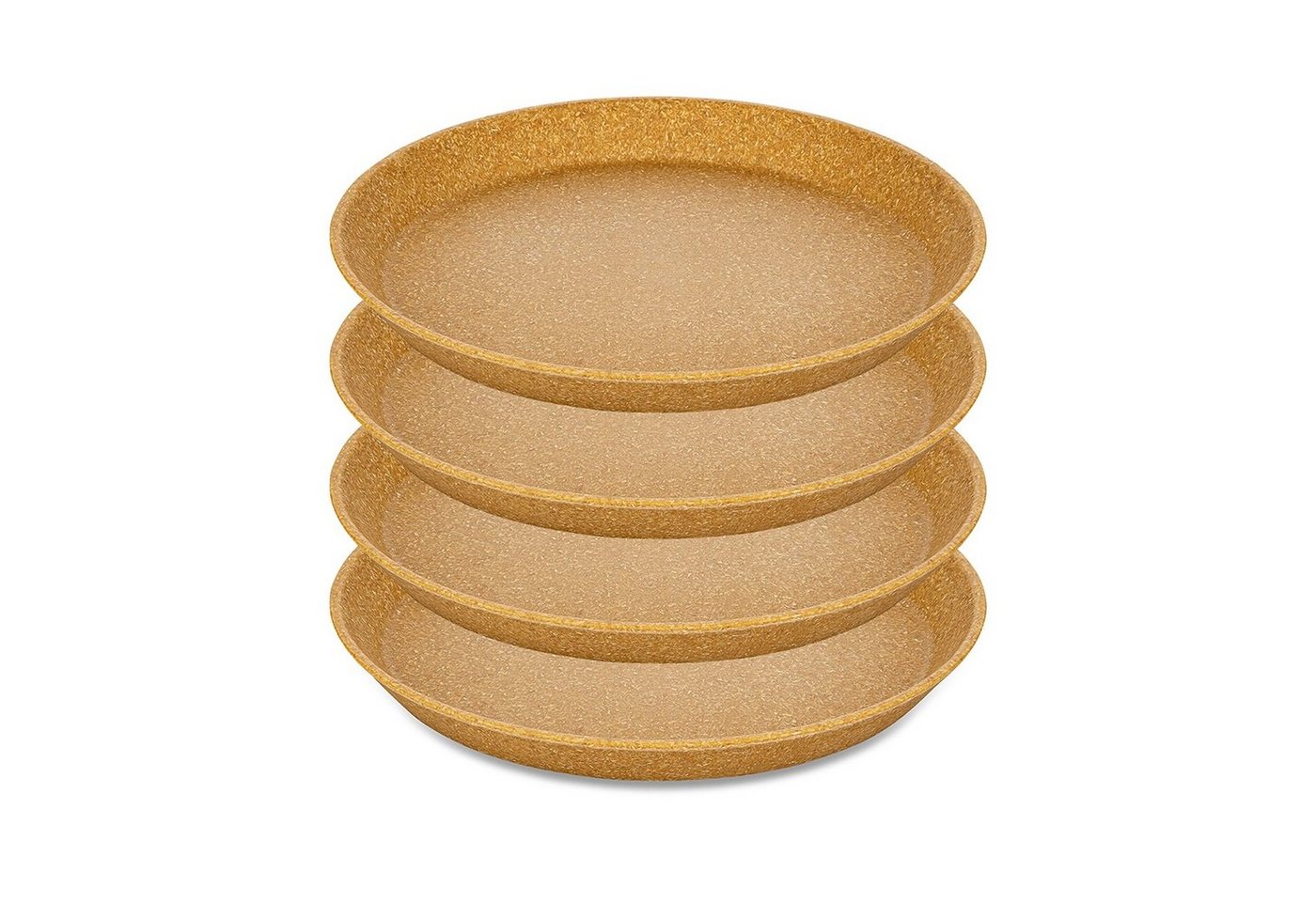 KOZIOL Frühstücksteller Kleiner Teller 20,5 cm 4er-Set CONNECT PLATE, (4 St), Frühstücksteller Dessertteller Kunststoff von KOZIOL