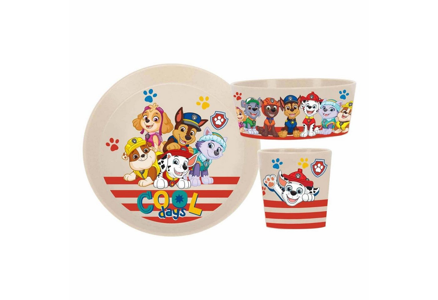 KOZIOL Kindergeschirr-Set Connect Kindergeschirrset 3er Set (3-tlg), Kunststoff von KOZIOL