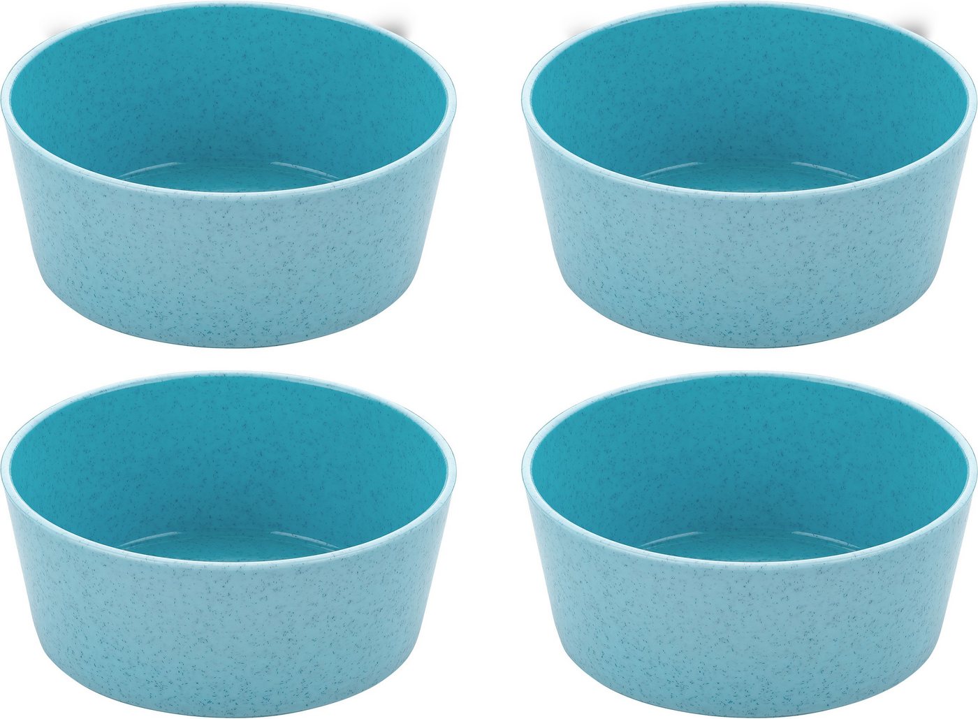 KOZIOL Kinderschale CONNECT BOWL, Kunststoff, (Set, 4-tlg), 100% recycelbar,100% made in Germany CO² neutral produziert, 400 ml von KOZIOL