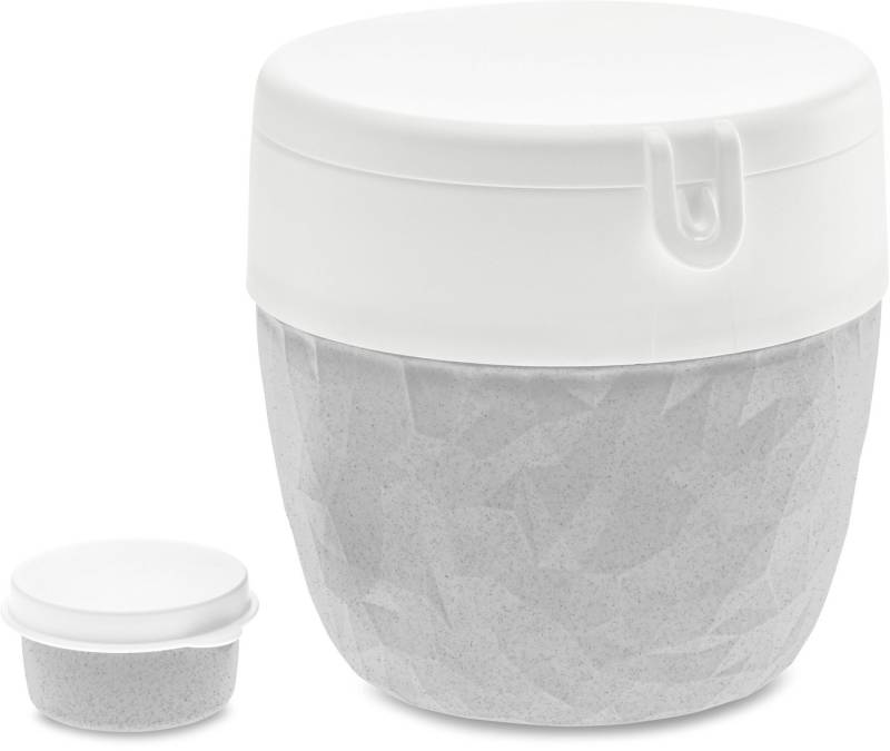 KOZIOL Lunchbox BENTOBOX L, Kunststoff, (1-tlg), spülmaschinengeeignet,melaminfrei, inkl. Minidosen f. Dressing, 800 ml von KOZIOL