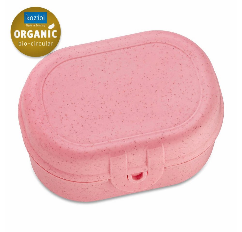 KOZIOL Lunchbox Pascal Mini Organic Strawberry Ice Cream, Biozirkulärer Kunststoff, mit Clipverschluss von KOZIOL