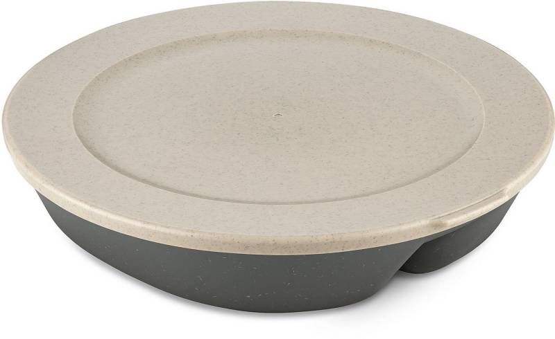 KOZIOL Mikrowellenteller CONNECT SEPAREE, recycelbar + aus biozirkulärem Material, 1,5 Liter von KOZIOL