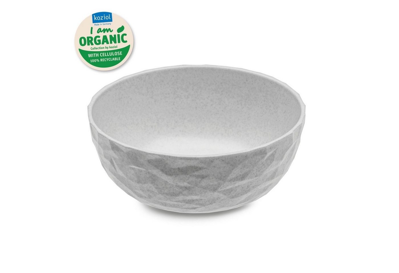 KOZIOL Servierschale Schale Club Bowl 700ml organic grey, Kunststoff von KOZIOL