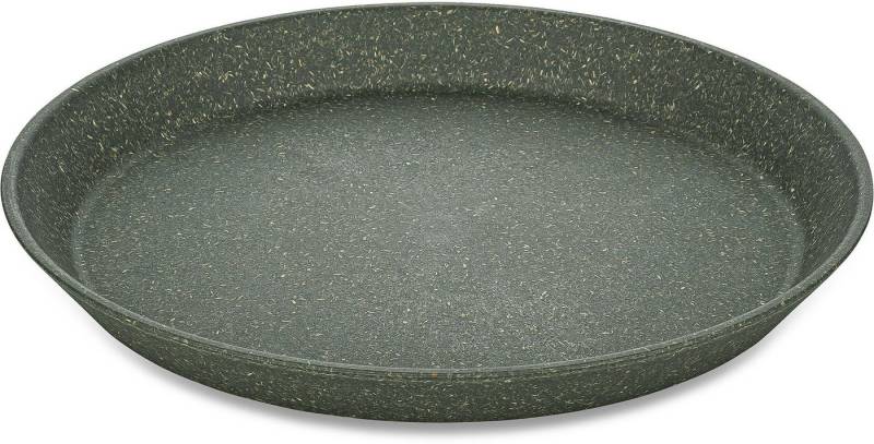 KOZIOL Speiseteller CONNECT PLATE Ø 20,5 cm, aus biozirkulärem Material, (4 St), Spülmaschinengeeignet und melaminfrei, Made in Germany von KOZIOL