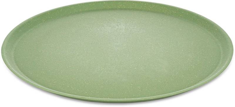 KOZIOL Speiseteller CONNECT PLATE Ø 25,5 cm, aus biozirkulärem Material, (4 St), Spülmaschinengeeignet und melaminfrei, Made in Germany von KOZIOL