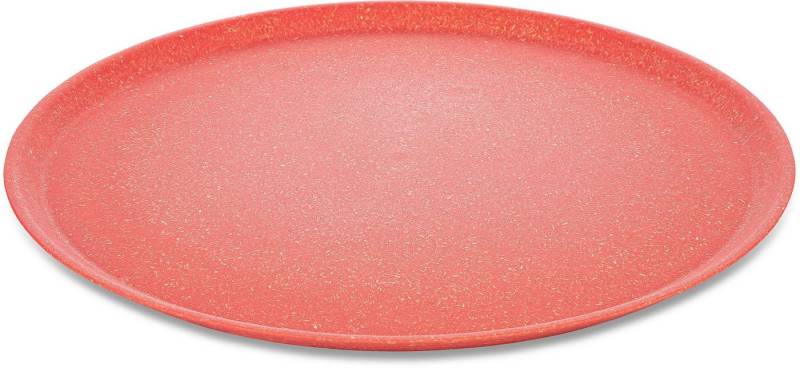 KOZIOL Speiseteller CONNECT PLATE Ø 25,5 cm, aus biozirkulärem Material, (4 St), Spülmaschinengeeignet und melaminfrei, Made in Germany von KOZIOL