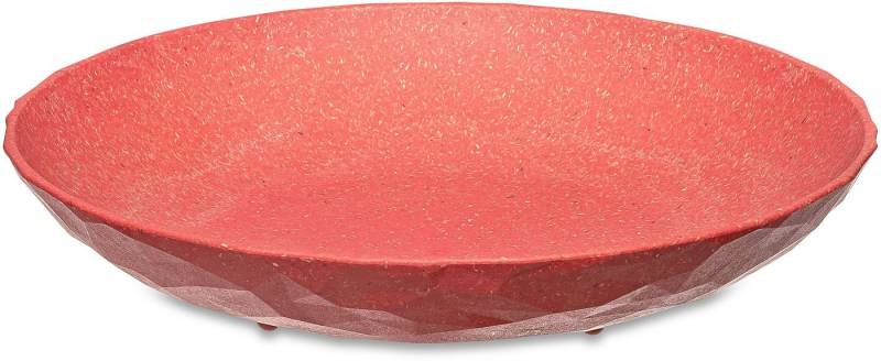 KOZIOL Suppenteller CLUB PLATE, tief, Ø 22 cm, aus biozirkulärem Material, (4 St), Spülmaschinengeeignet und melaminfrei, Made in Germany von KOZIOL