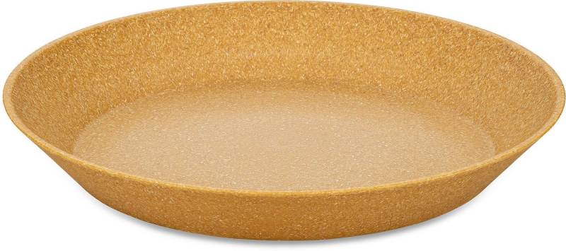 KOZIOL Suppenteller CONNECT PLATE, (4 St), biozirkuläremKunststoff+FSCHolz,spülmaschinengeeignet,melaminfrei,24cm von KOZIOL