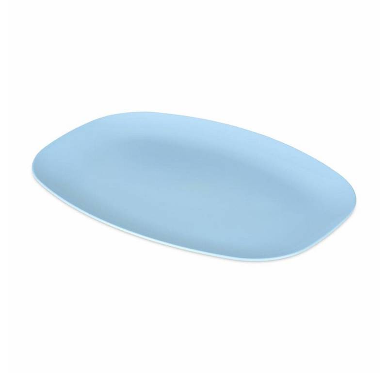 KOZIOL Tablett Nora Tray, Sweet Blue, 30 x 22 cm, Thermoplastischer Kunststoff von KOZIOL