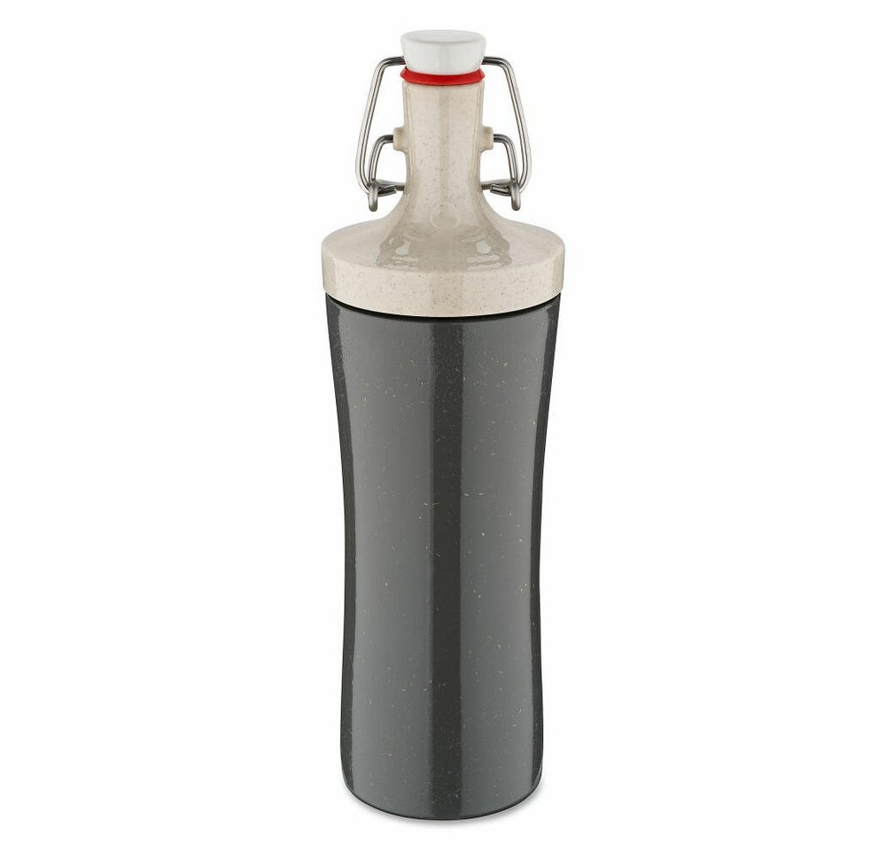 KOZIOL Trinkflasche Plopp To Go Nature Ash Grey von KOZIOL