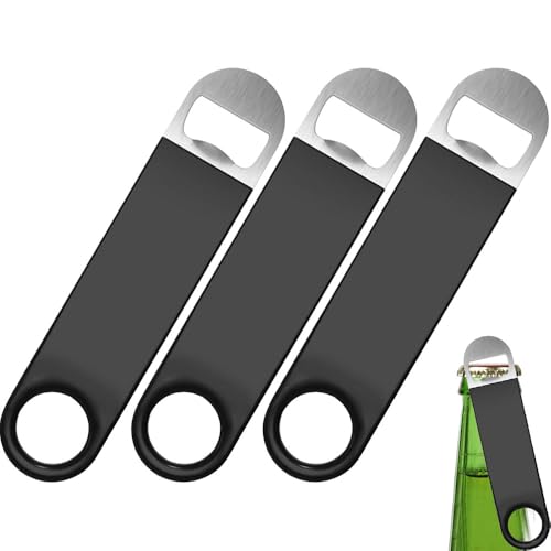 KOZOY Flaschenöffner Edelstahl, 3 Stück Bar Blade Bottle Opener,17.8 cm lang Bierflaschenöffner für Küche Bar Restaurant Kapselheber KOZOY Flaschenöffner Edelstahl, 3 Stück Bar Blade Bottle Opener,17.8 cm lang Bierflaschenöffner für Küche Bar Restaurant Kapselheber von KOZOY