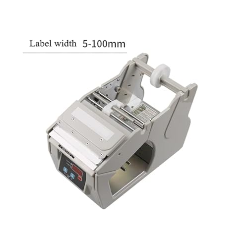 KOZWAY 5-180 mm automatischer Etikettenaufkleberspender X-100 X-130X-180 Selbstklebendes elektronisches Schälgerät for Barcodes (Color : X-100, Size : X) von KOZWAY