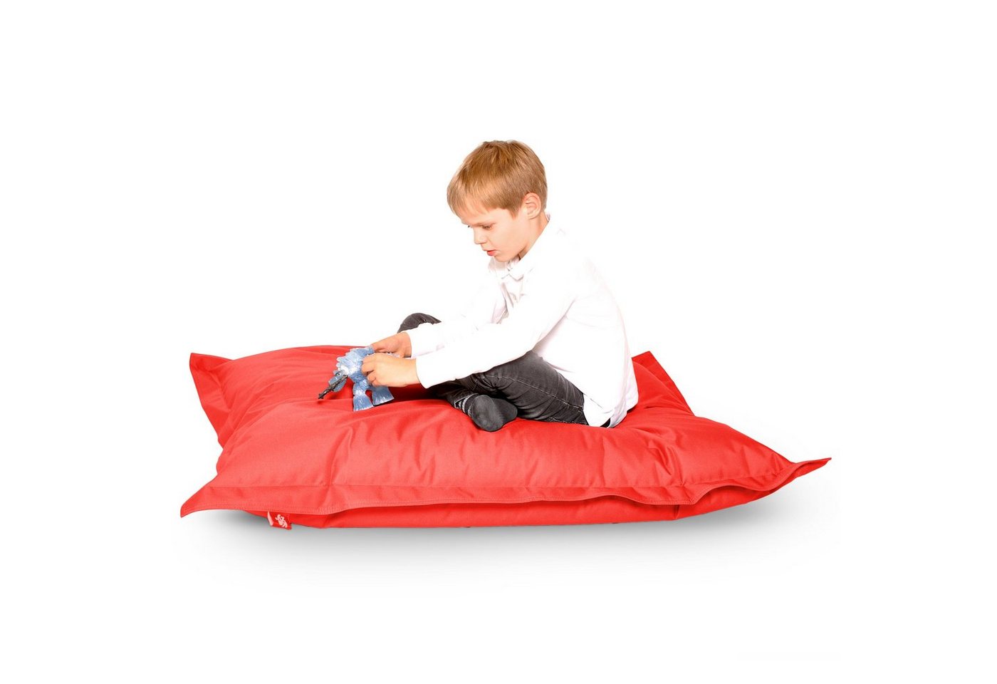 KOZYS Sitzsack Junior Beanbag - Für Kinder & Jugendliche (Stabiles sicheres Design mit EPS-Perlen, Indoor & Outdoor, Garten oder Kinderzimmer), Kindersitzsack Sitzhocker Bodenkissen von KOZYS