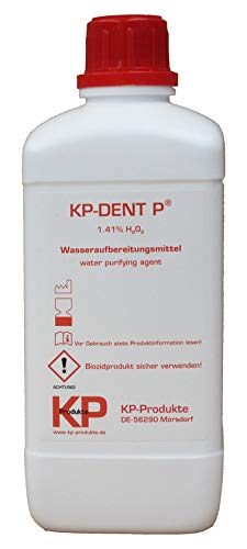 KP-DENT P® Wasseraufbereitungsmittel 1,41% H2O2 für Dentaleinheiten (6 x 1.000 ml) von KP-Produkte