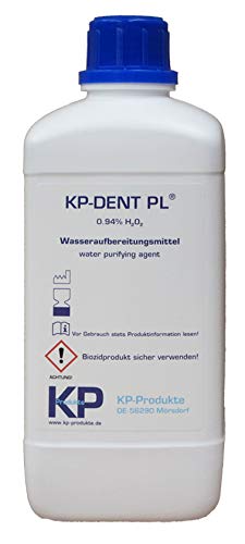 KP-DENT PL® Wasseraufbereitungsmittel 0,94% H2O2 für Dentaleinheiten (6 x 1.000 ml) von KP-Produkte