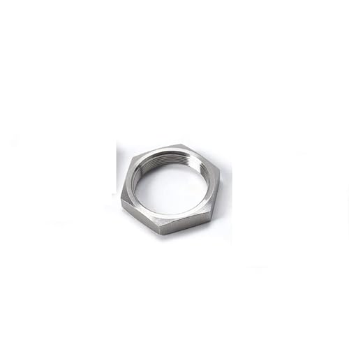 1 Stück 304 Edelstahl BSP Sechskant-Kontermutter Rohrverschraubung - 1/8" bis 4" Größen for sichere Verbindungen(1/8 Inch BSP) von KPBRBYPBY