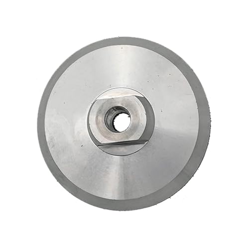 2 Stück Diamant-Polierpads – 80 mm/100 mm/125 mm, M14 & 5/8-11 Gewinde, Trägerhalter for Schleifscheiben(Aluminum,100mm M14) von KPBRBYPBY