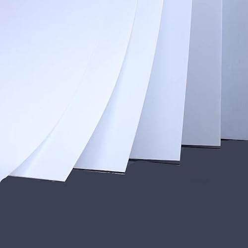 2 Stück starre ABS-Kunststoffplatten – 20 x 25 cm, thermoformbare Bastelplatten for Heimwerkerprojekte und Modellbau(1.5mm) von KPBRBYPBY