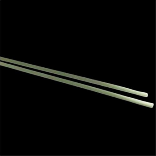 20 Stück Fiberglasstäbe – leichte und langlebige Glasfaserstäbe for Angelköder, Heimwerkerprojekte und mehr(2.4mmx40cm) von KPBRBYPBY